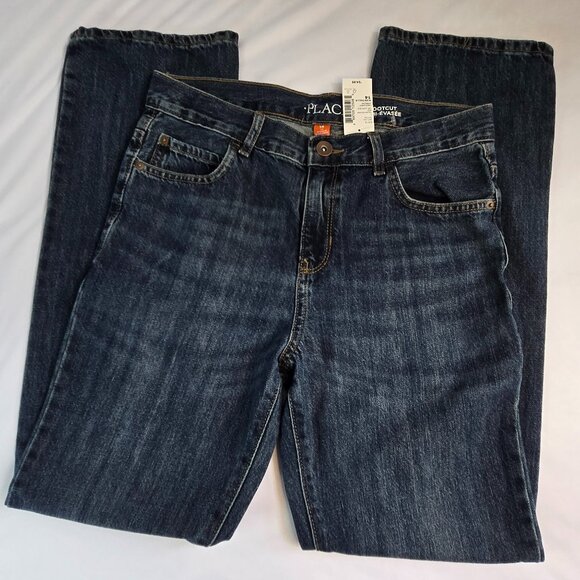 THE CHILDREN'S PLACE Girls Basic Bootcut Semi-Evasee Jeans  Sz 14 Lara Wash-Blue - Picture 3 of 10